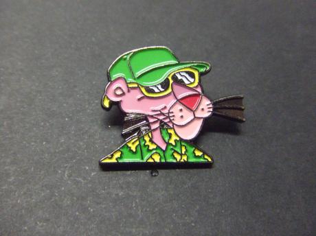 Pink Panther groene hoed
